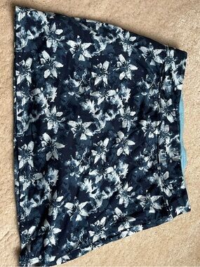 Floral athletic skort